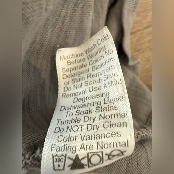 Fresh Produce Lorna Gray 100% Cotton Slub T-Shirt Dress Size XS - Picture 9 of 11